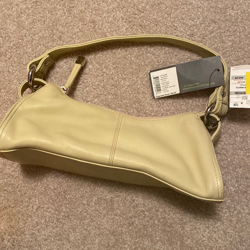 NWT Vintage Kenneth Cole Reaction Buttery Leather Bag